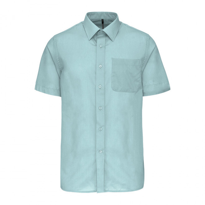CHEMISE MANCHES COURTES PUBLICITAIRE HOMME 'KARIBAN' - ice mint