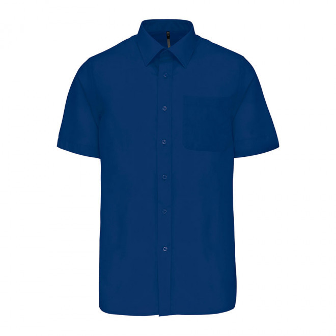 CHEMISE MANCHES COURTES PUBLICITAIRE HOMME 'KARIBAN' - indigo