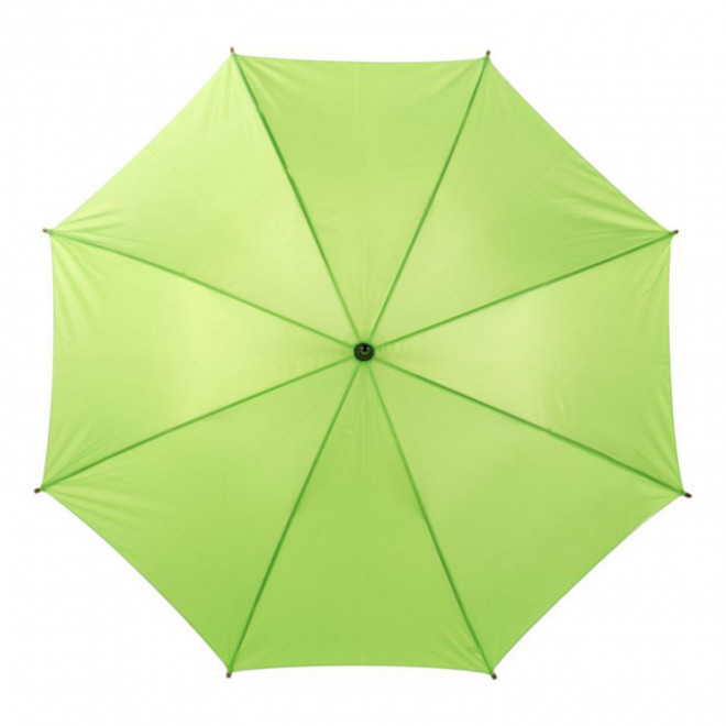 PARAPLUIE PUBLICITAIRE AUTOMATIQUE CANNE BOIS 'DUNDEE' - vert pomme
