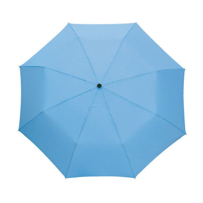PARAPLUIE PLIABLE PUBLICITAIRE AUTOMATIQUE 'COVER' - bleu ciel