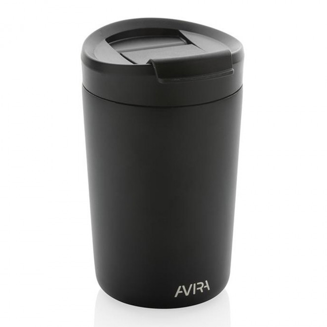 MUG ISOTHERME PUBLICITAIRE 300 ML AVIRA® 'AYLI' - noir