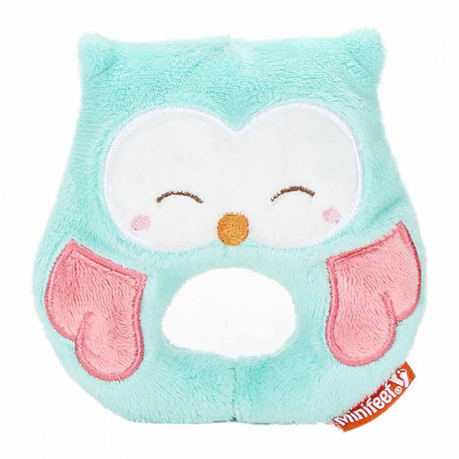 PELUCHE PERSONNALISABLE  CHOUETTE 'POLLA' - turquoise