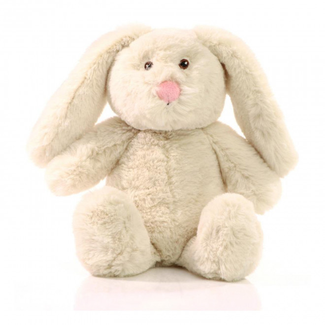 PELUCHE RPET LAPIN PERSONNALISABLE 'PINOU' - crème