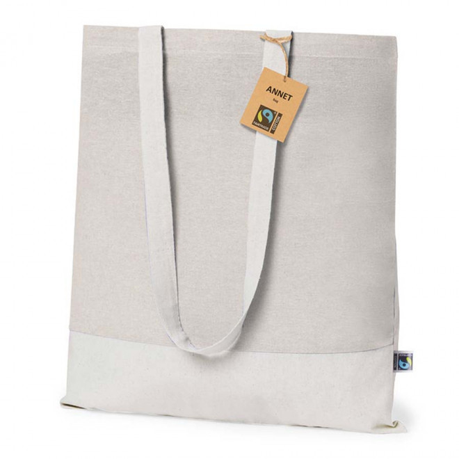 SAC COTON PERSONNALISABLE 140 G/M2 FAIRTRADE 'FORCOLI' - naturel