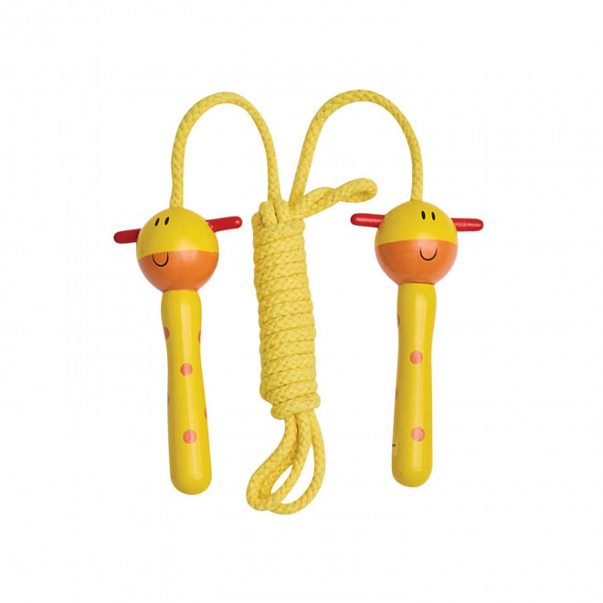 CORDE A SAUTER PERSONNALISEE ENFANT 'ZOTOPIA' - jaune