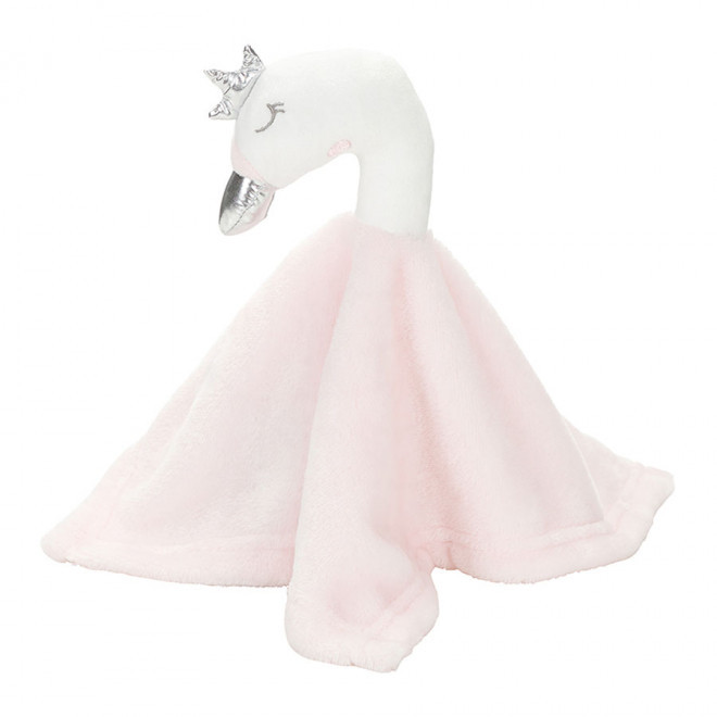 PELUCHE PERSONNALISABLE CYGNE 'ZVAN' - rose pastel