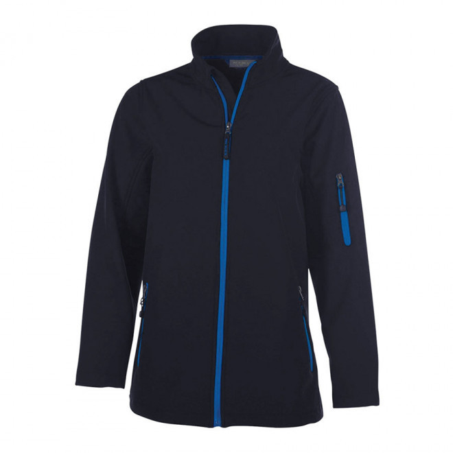 SOFTSHELL PERSONNALISABLE FEMME PEN DUICK 'ATLANTIC' - navy/royal