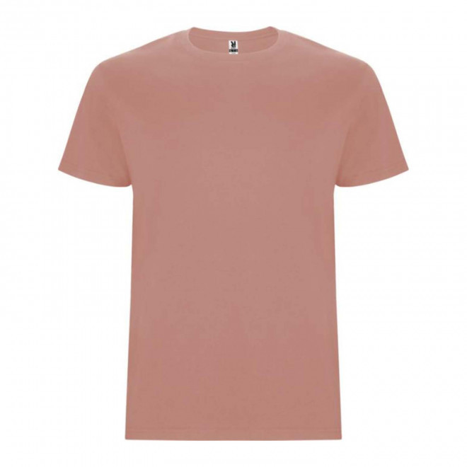 TEE-SHIRT PERSONNALISABLE MIXTE COULEUR 'STAFFY' 190 GR/M² - orange pastel