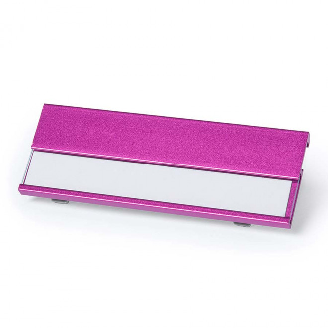 BADGE PERSONNALISABLE 'DISTINTIVO' - fuchsia