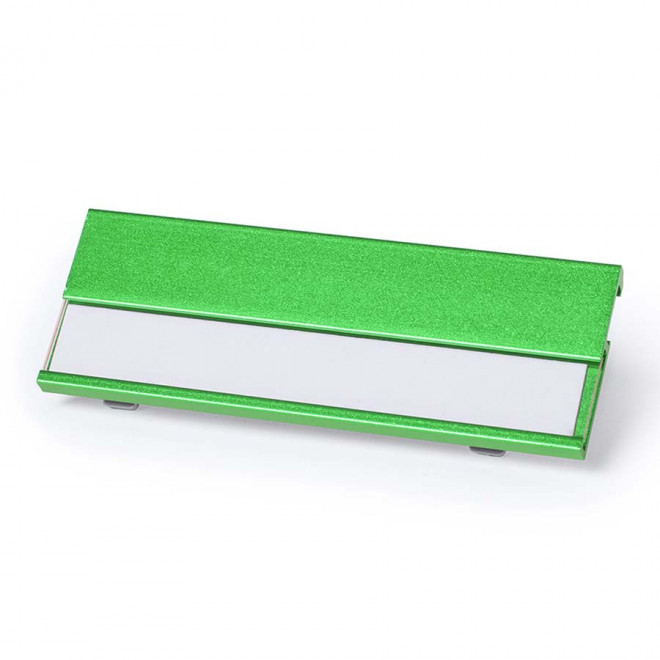 BADGE PERSONNALISABLE 'DISTINTIVO' - vert clair