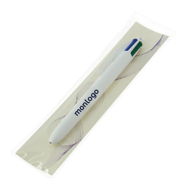 POCHETTE PVC STYLO ET CRAYON BIC® - transparent