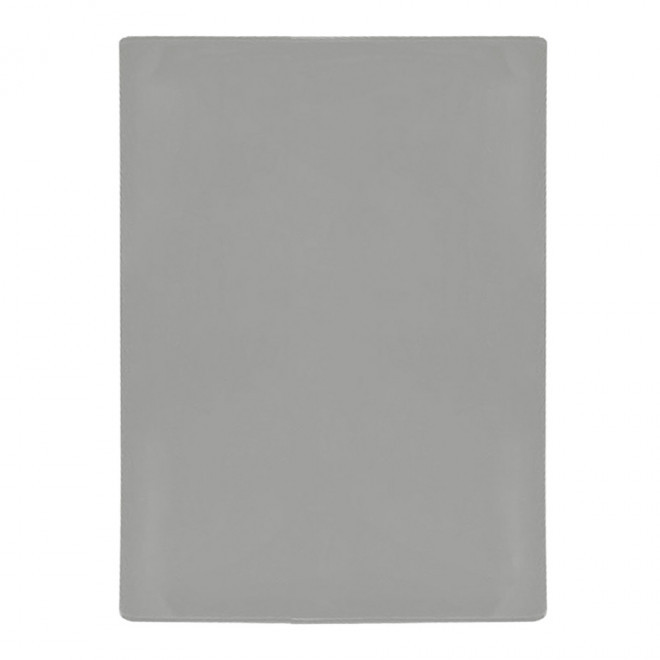 COUVERTURE CARNET SANTE PERSONNALISABLE ' ANZIO' - gris clair