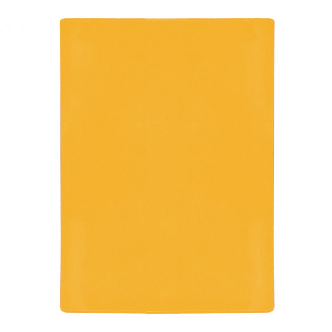 COUVERTURE CARNET SANTE PERSONNALISABLE ' ANZIO' - jaune