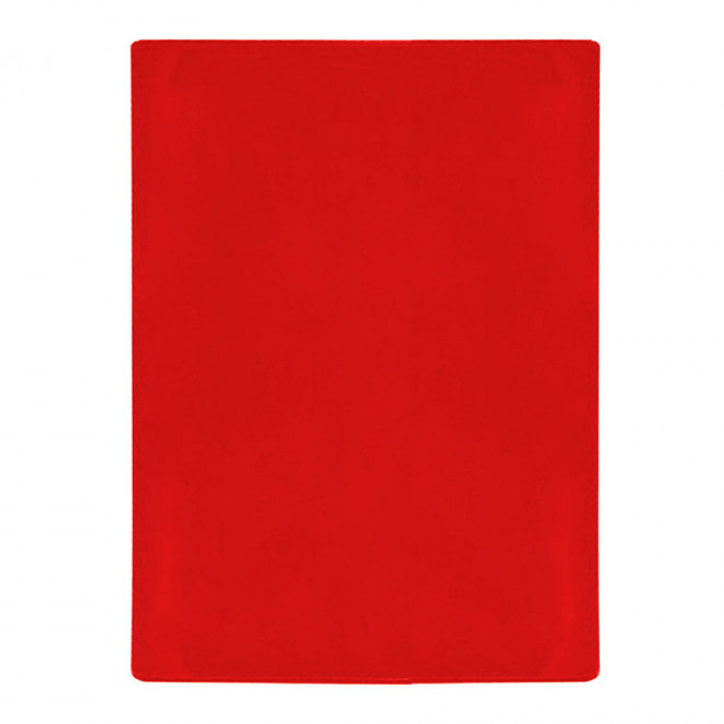 COUVERTURE CARNET SANTE PERSONNALISABLE ' ANZIO' - rouge