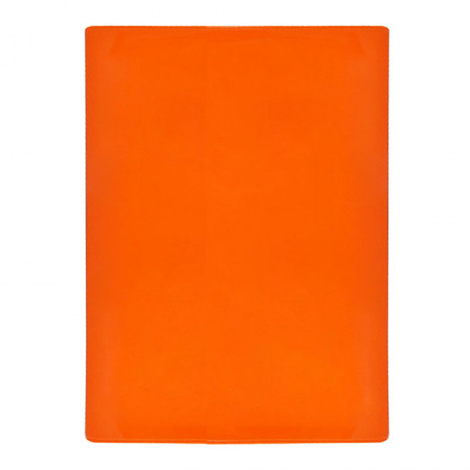 COUVERTURE CARNET SANTE PERSONNALISABLE ' ANZIO' - orange