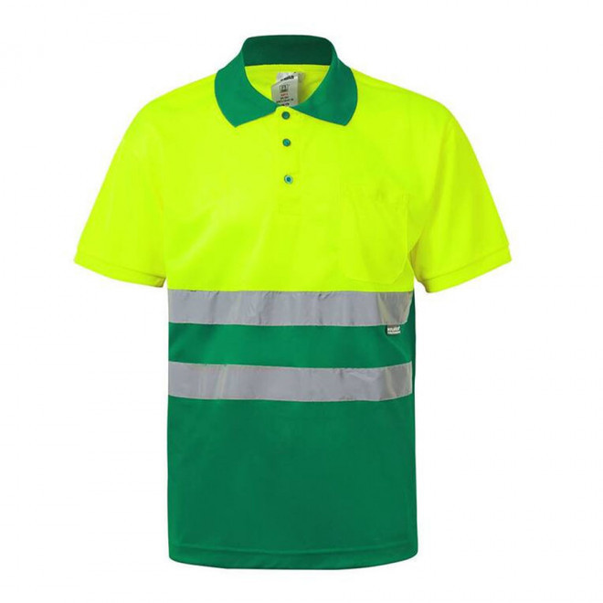 TEE-SHIRT PERSONNALISE HV 'TILANO' - vert/jaune fluo