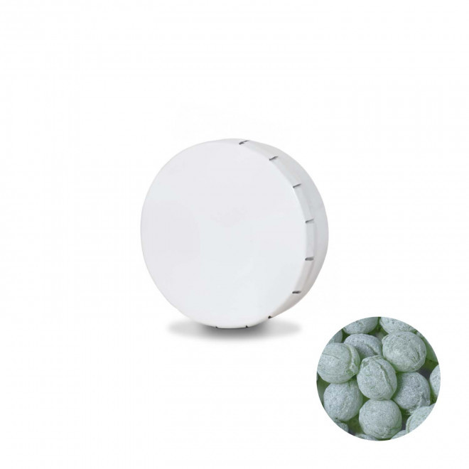 BOITE A BONBONS PUBLICITAIRE 'CLARI' - menthe