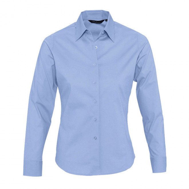 CHEMISES MANCHES LONGUES FEMME 'EDEN' 140 GR/M² - bleu ciel