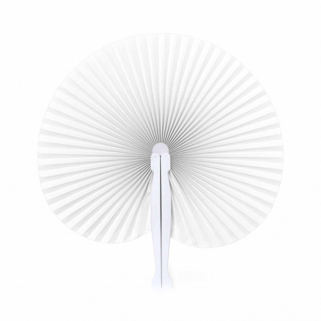 EVENTAIL PUBLICITAIRE PLIABLE 'BREEZE' - blanc