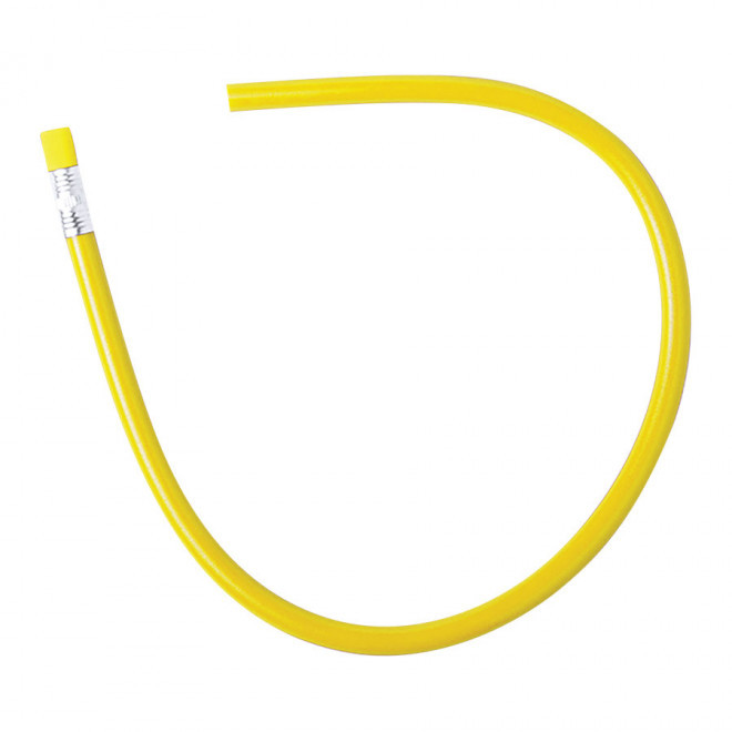 CRAYON PUBLICITAIRE FLEXIBLE 'GIGANTO' - jaune