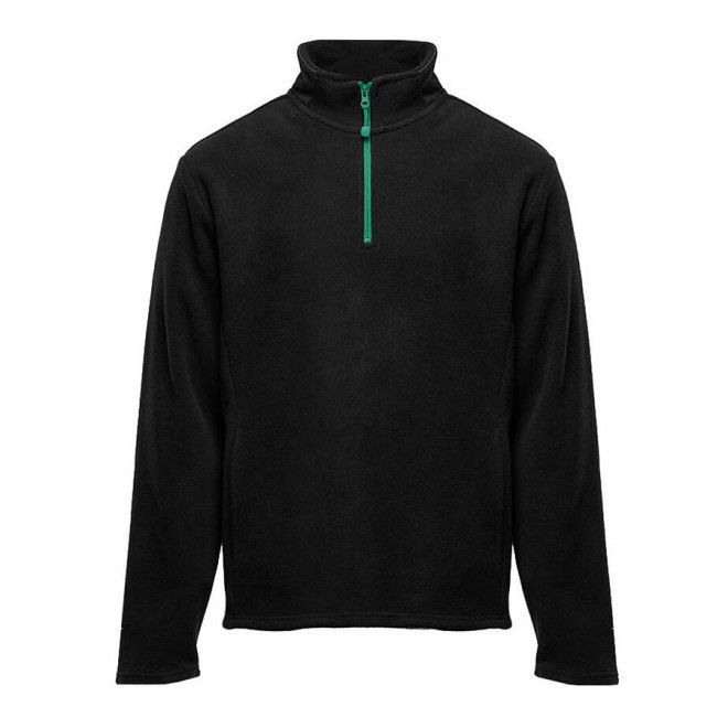 POLAIRE PERSONNALISABLE DEMI ZIP BLACK MATCH 'PERSIC' - black/kelly green