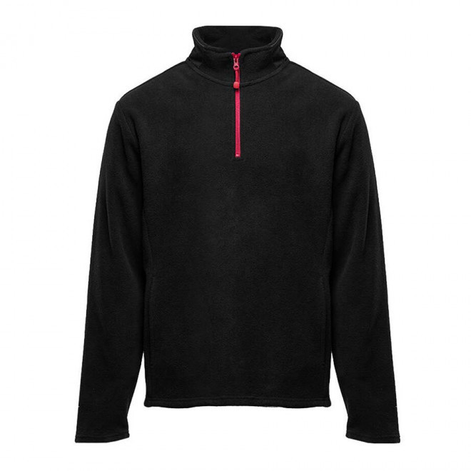 POLAIRE PERSONNALISABLE DEMI ZIP BLACK MATCH 'PERSIC' - black/red