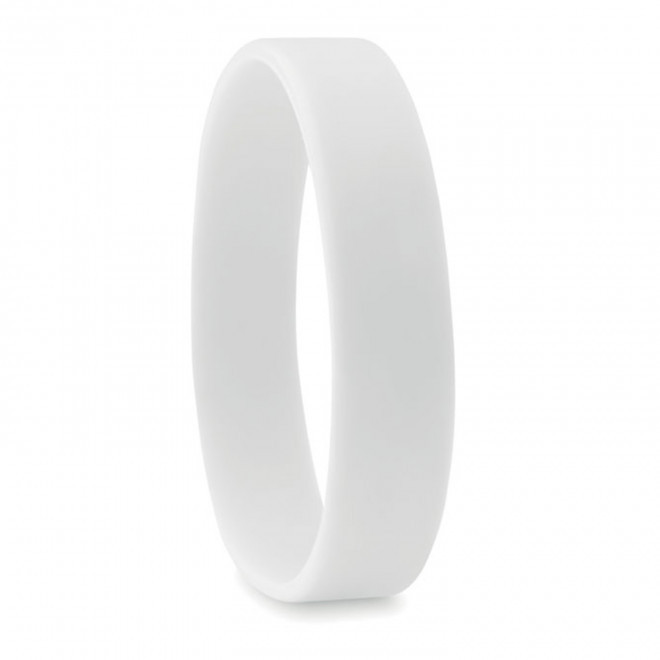 BRACELET EN SILICONE 'FESTIVAL' - blanc