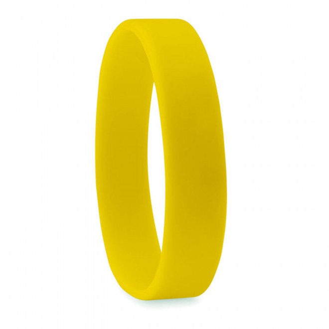 BRACELET EN SILICONE 'FESTIVAL' - jaune