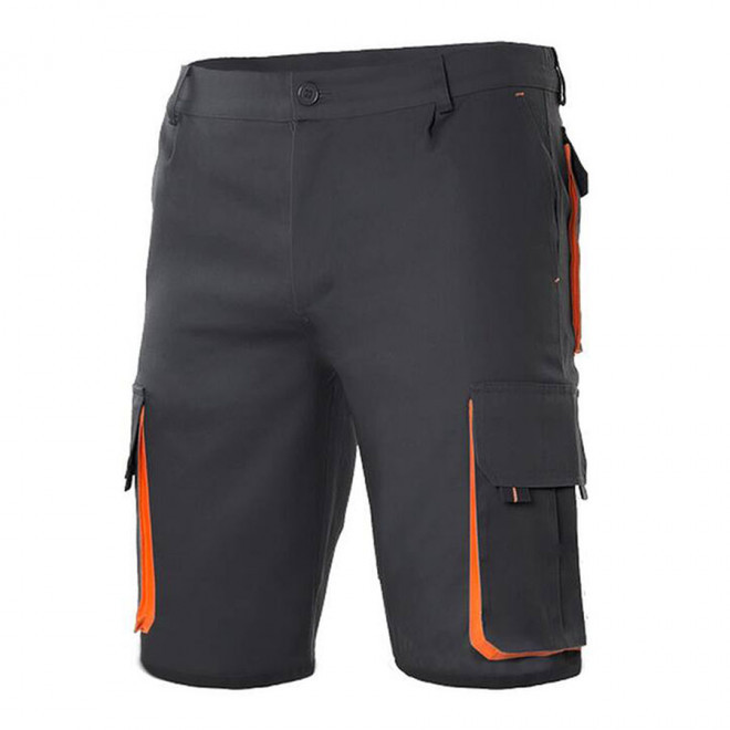 SHORT PERSONNALISABLE VELILLA 'CAPTURO' - black/orange