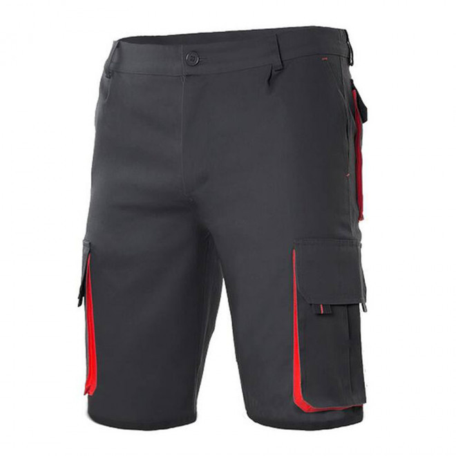 SHORT PERSONNALISABLE VELILLA 'CAPTURO' - black/red