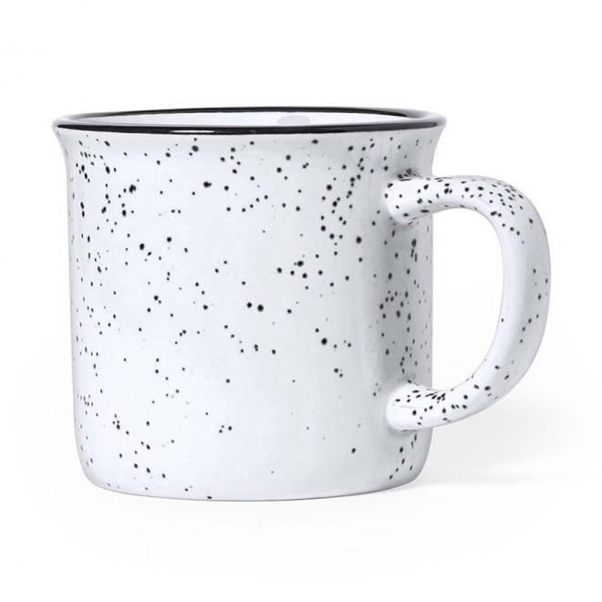 TASSE PERSONNALISEE CERAMIQUE VINTAGE 'MUGGIO' - blanc
