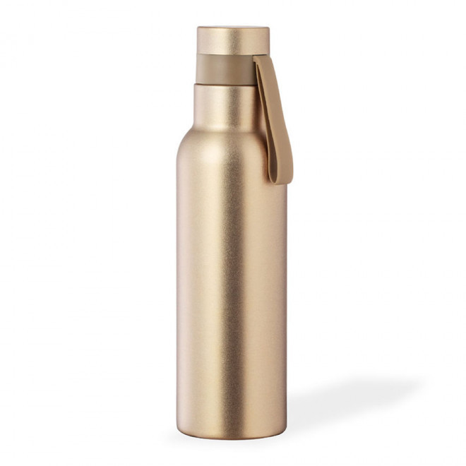 BOUTEILLE ISO 530 ML CUIVRE PERSONNALISABLE  'CUIVROS' - doré