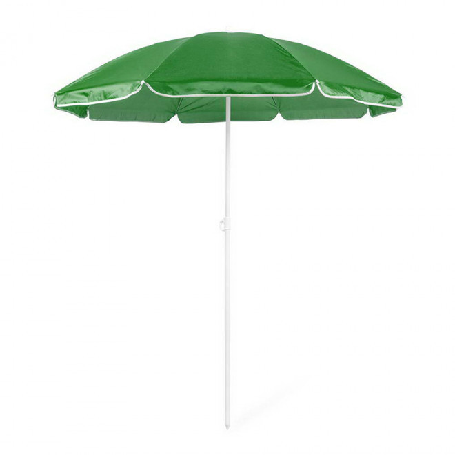 PARASOL PLAGE PERSONNALISABLE 150CM UNICOLOR 'PARISO' - vert