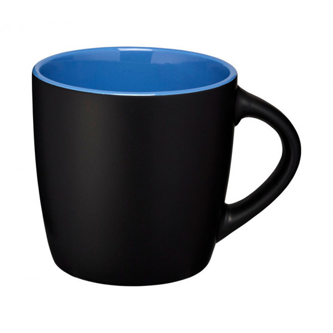 MUG PERSONNALISÉ EN CERAMIQUE 'COLLY' 4J - noir/bleu