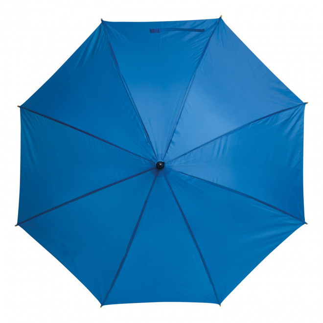 PARAPLUIE PUBLICITAIRE AUTOMATIQUE CANNE BOIS 'DUNDEE' - bleu royal