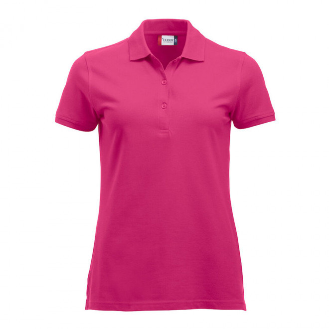 POLO PERSONNALISABLE FEMME 'BORDI' - cerise
