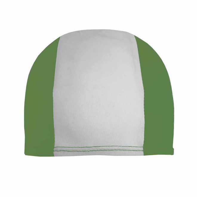 BONNET PISCINE PERSONNALISABLE 'CAPSWIM' - vert/blanc