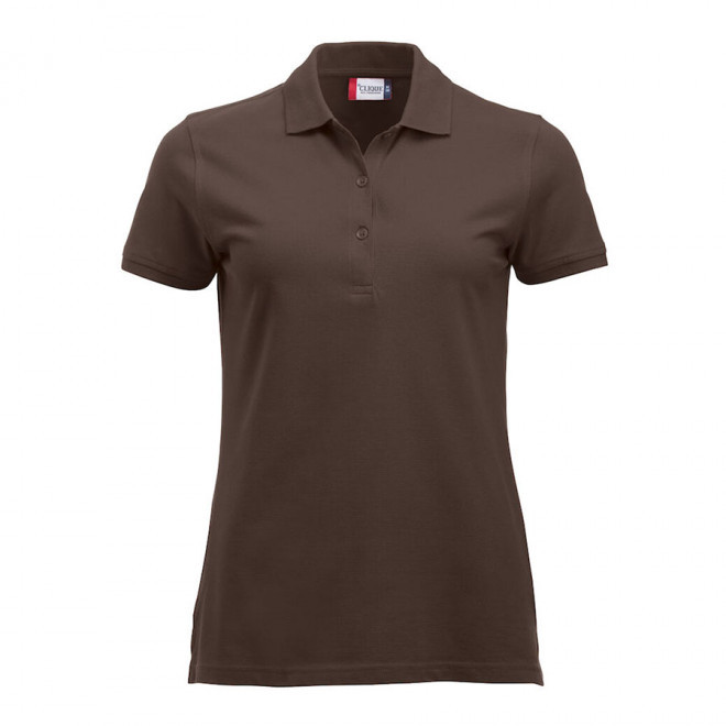 POLO PERSONNALISABLE FEMME 'BORDI' - marron