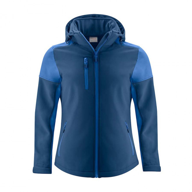 SOFTSHELL PERSONNALISABLE FEMME RPET 'PRIME SOFT' - marine/cobalt