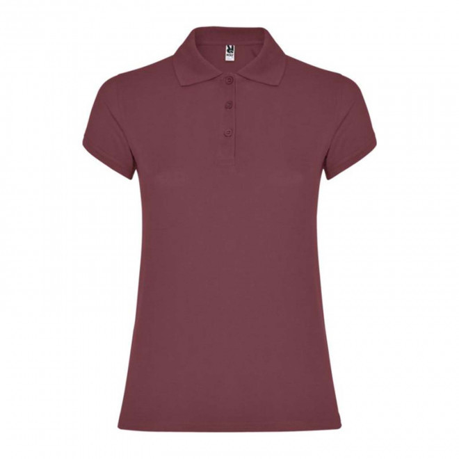 POLO PERSONNALISABLE MC FEMME 'STARLO' - rouge framboise