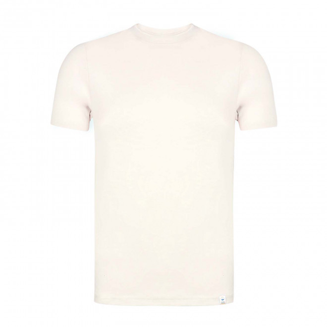 TEE-SHIRT MIXTE PERSONNALISABLE 'NAYA PASTEL BIO' - beige pastel