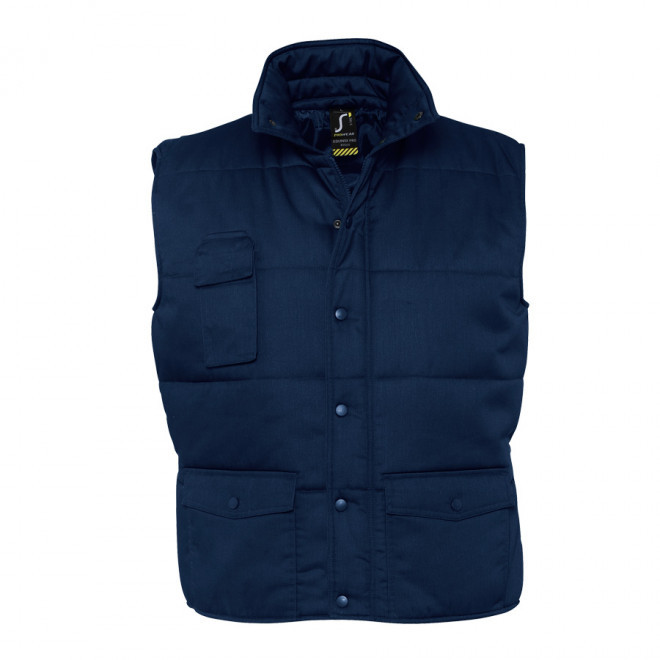 BODYWARMER PERSONNALISABLE MIXTE MULTIPOCHES 'EQUINOX PRO' - marine