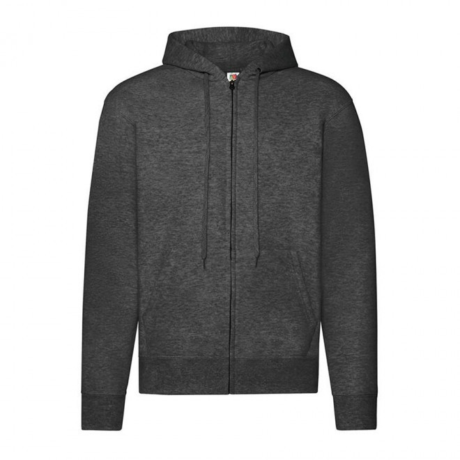 SWEAT-SHIRT MIXTE PERSONNALISABLE 'MORELLO' - gris fonce