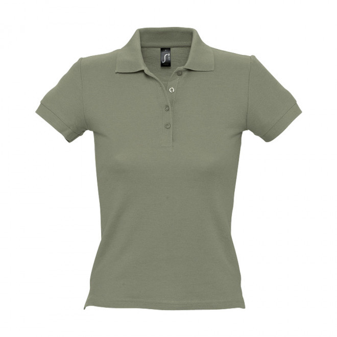 POLO PUBLICITAIRE FEMME 'PEOPLE' COULEUR 210 GR/M² - kaki