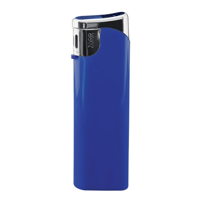 BRIQUET RECHARGEABLE PUBLICITAIRE PIEZO 'POSEIDON' - bleu royal