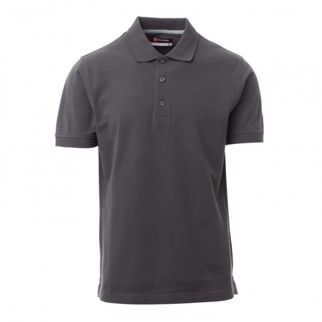 POLO PERSONNALISABLE HOMME PAYPER® 'VENICE' - gris anthracite