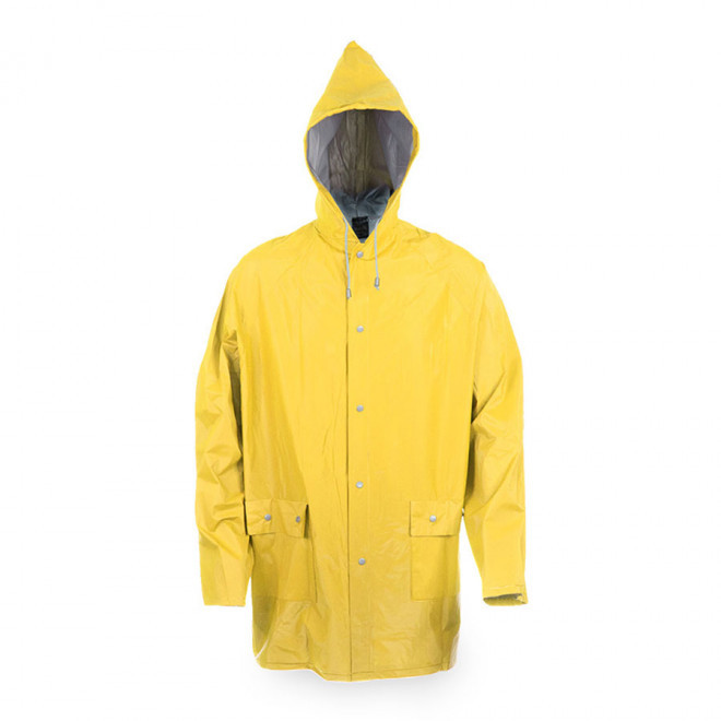 VESTE IMPERMEABLE PERSONNALISABLE 'HINDA' - jaune