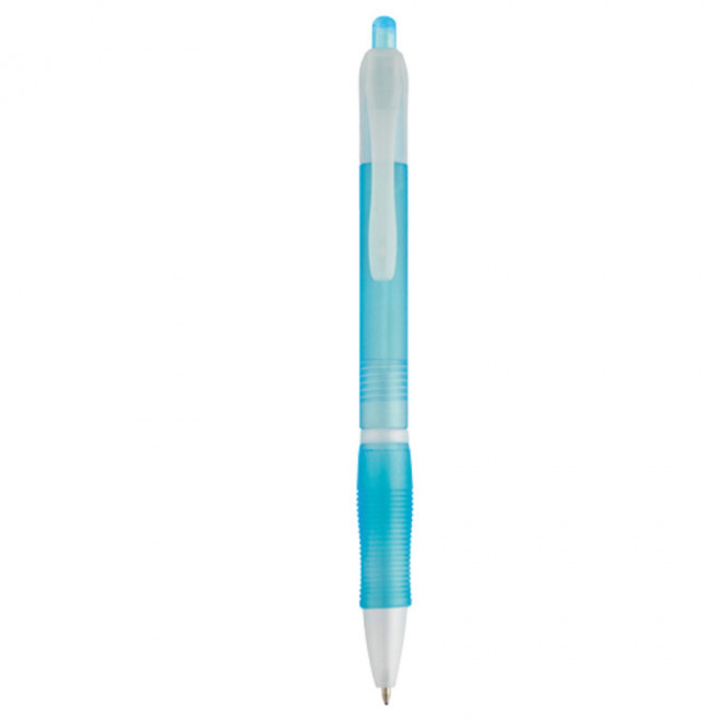 STYLO PERSONNALISÉ 'ALASSIO' CORPS COLORÉ - bleu clair