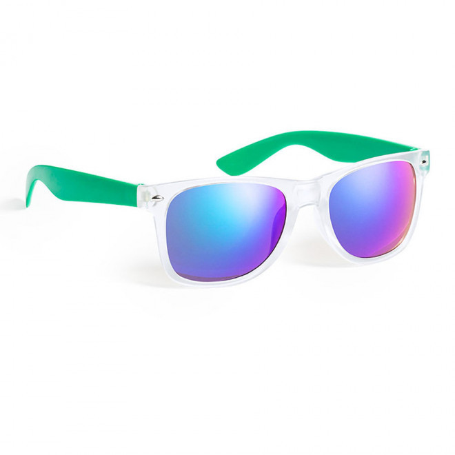 LUNETTES DE SOLEIL PERSONNALISABLES BICOLORES 'SOULARI' - vert