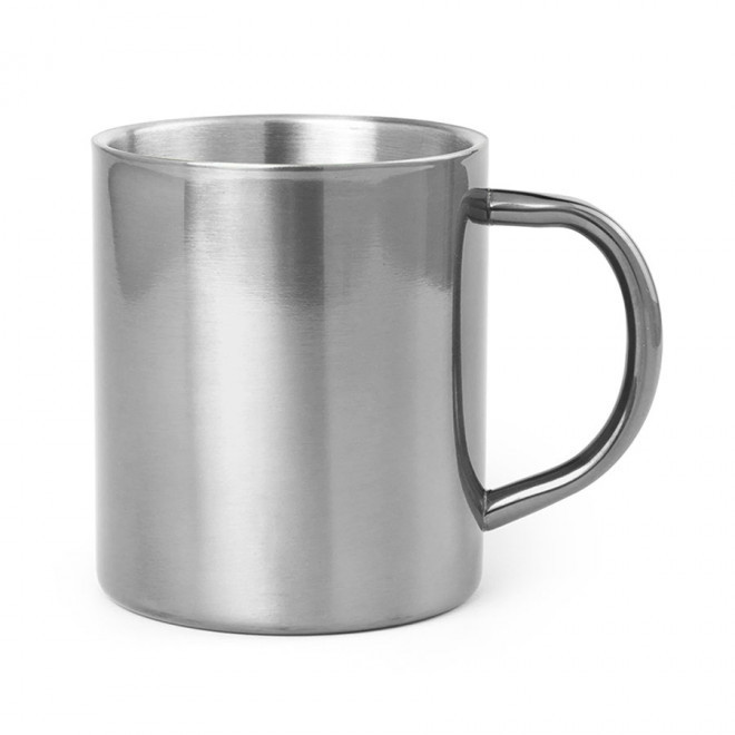 MUG EN ACIER BICOLORE PERSONNALISABLE 'XEYO'  - argenté